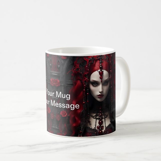Sip of Shadows Coffee Mug (Front Right)