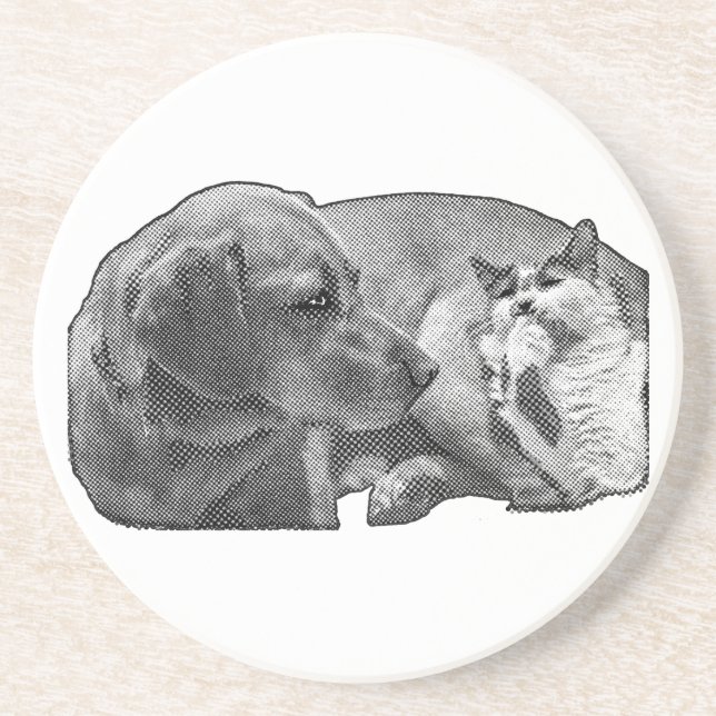 Sip Pause, Tiny Pact Coaster (Front)