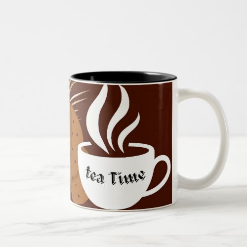 Sip Relax and Unwind Its Tea Time Two_Tone Coffee Mug