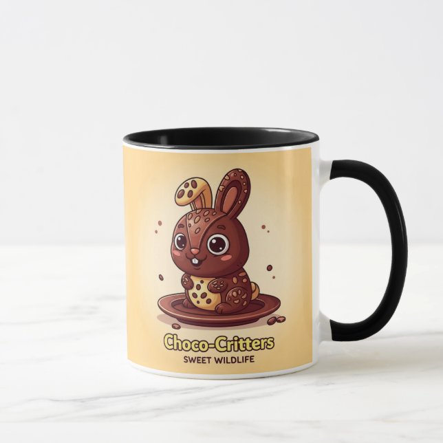 "Sip & Savor: Chocolate Bliss Mug" Mug (Right)