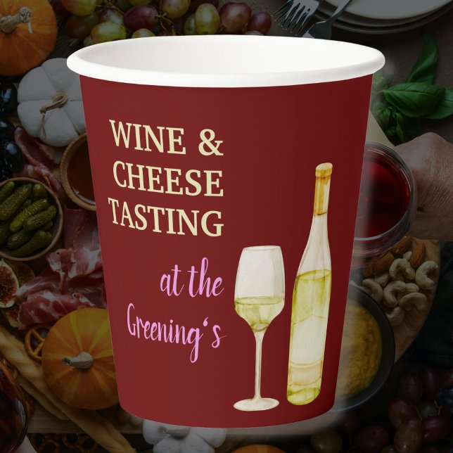 Sip & Savor Wine & Cheese Party Cup (Creator Uploaded)