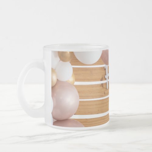 Sip  Savor Your Daily Dose of Delight tags for Frosted Glass Coffee Mug