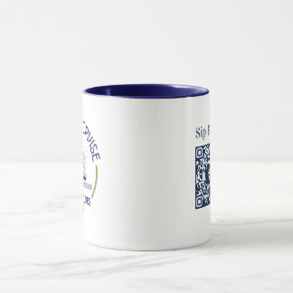 Sip & Sea Coffee Mug with QR Code