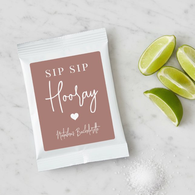 Sip Sip Hooray Bachelorette Party Favor Margarita Drink Mix (Creator Uploaded)
