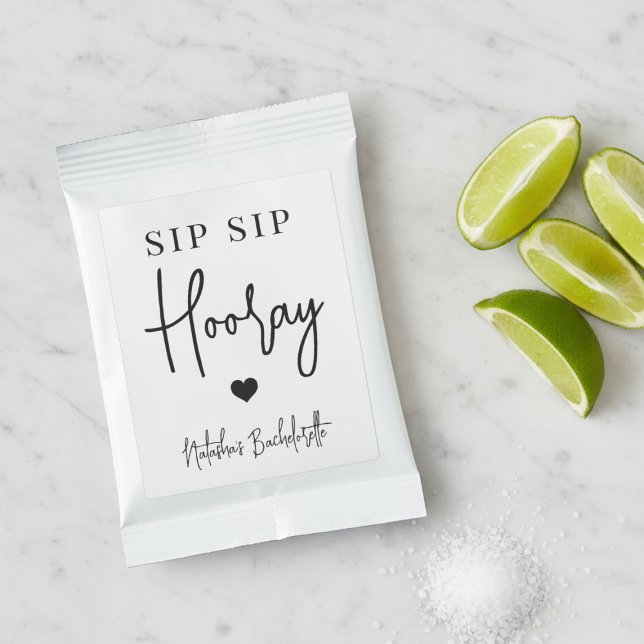 Sip Sip Hooray Bachelorette Party Favor Margarita Drink Mix (Creator Uploaded)