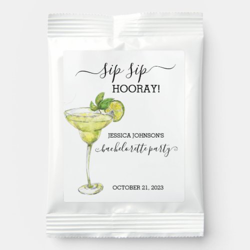 Sip Sip Hooray Bachelorette Party Margarita Favor Margarita Drink Mix