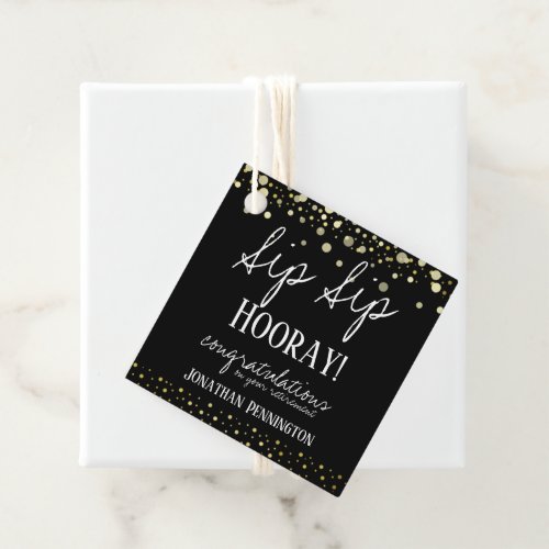 Sip Sip Hooray Congratulations Retirement Favor Ta Favor Tags