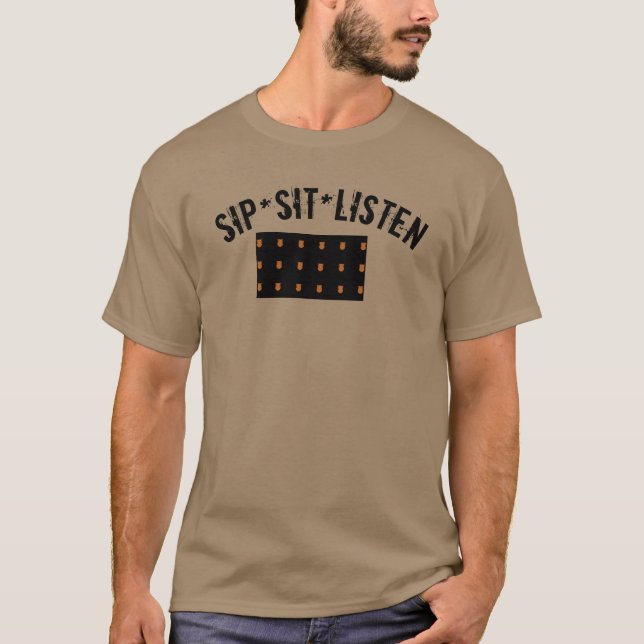 Sip Sit Listen Tee (Front)