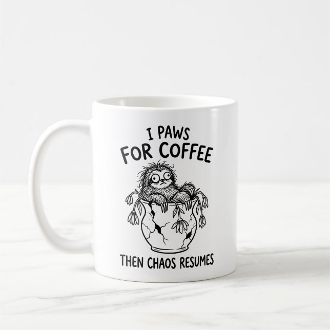 Sip Sloth Coffee Magic Classic Mug (Left)