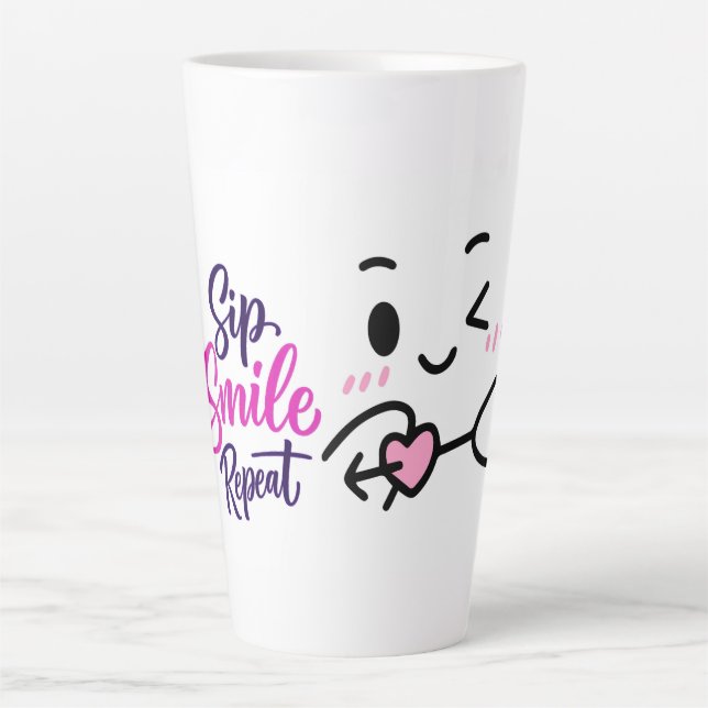 Sip , smile, repeat mug (Front)