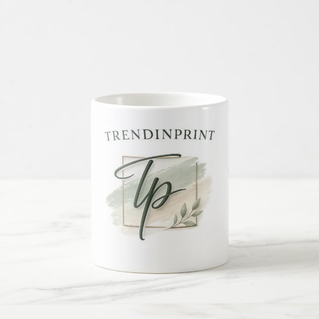 Sip & stay mug AI art  (Center)