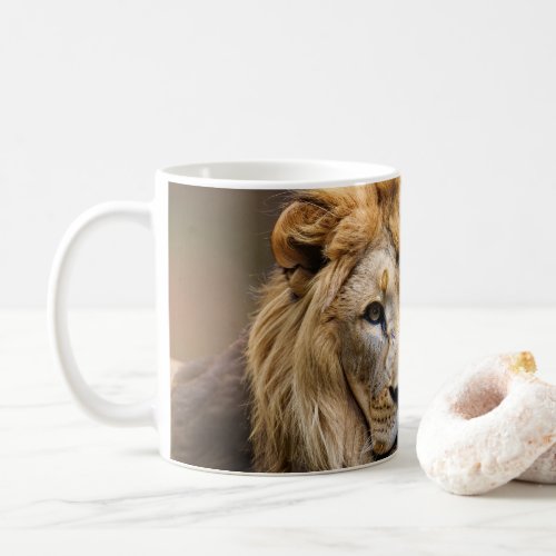 Sip the Bravery Brew Like a Lion Coffee Mug