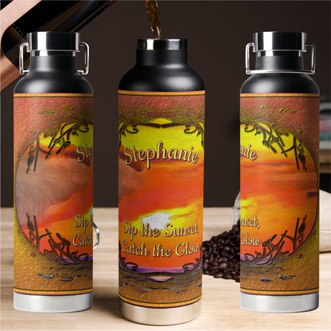 Sip the Sunset 2443 Water Bottle (Creator Uploaded)