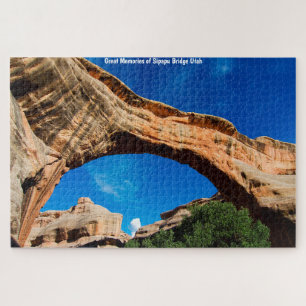Sipapu Bridge Utah. Jigsaw Puzzle