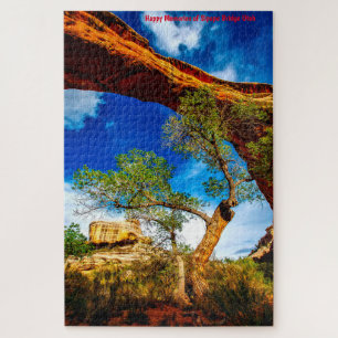 Sipapu Bridge Utah. Jigsaw Puzzle
