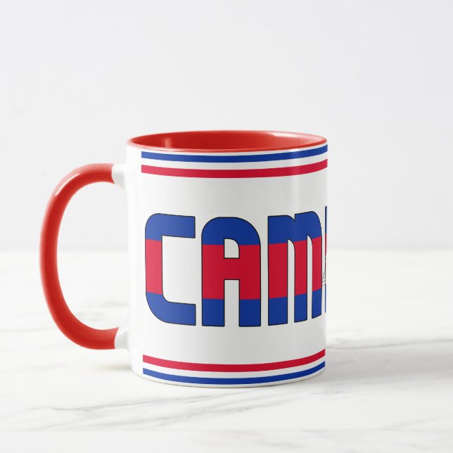 Sippin' with Cambodia Patriotic Coffee Mug (Left)