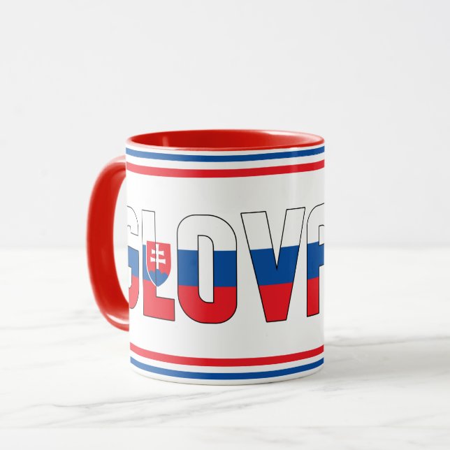 Sippin' with Slovenia Patriotic Coffee Mug (Front Left)