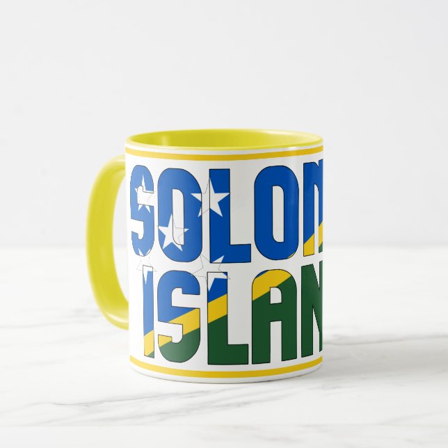 Sippin' with Solomon Islands Patriotic Coffee Mug (Front Left)