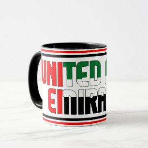 Sippin' with UAE Patriotic Coffee Mug