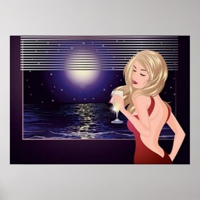 Sipping in the Moonlight Away - Poster (Front)