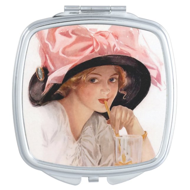 Sipping Lemonade Vanity Mirror (Front)