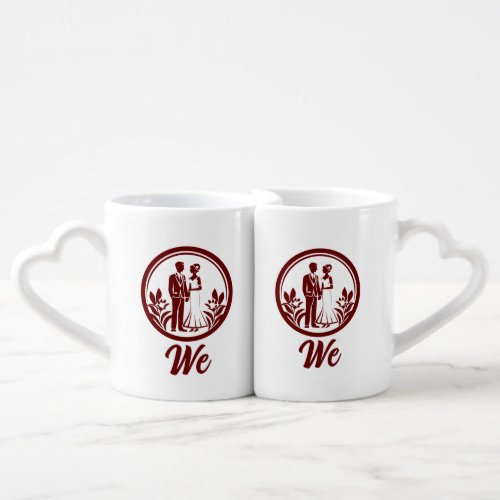 Sipping Love Together Wedding Coffee Mug Set