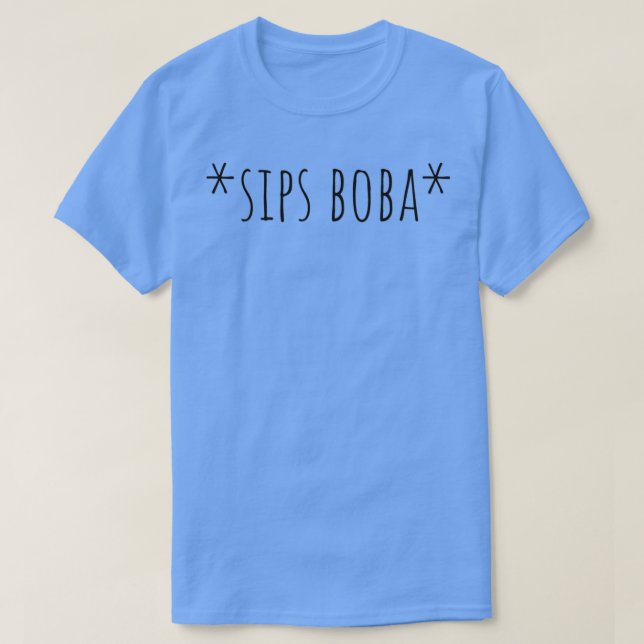 Sips Boba 1 T-Shirt (Design Front)