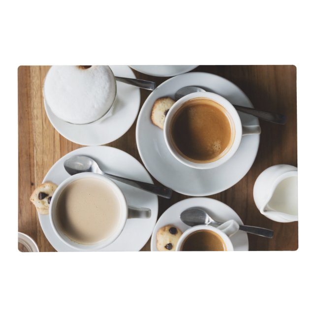 Sips & Settings Laminated Placemat (Front)