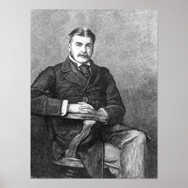 Sir Arthur Sullivan, engraved by C. Carter Poster (Front)