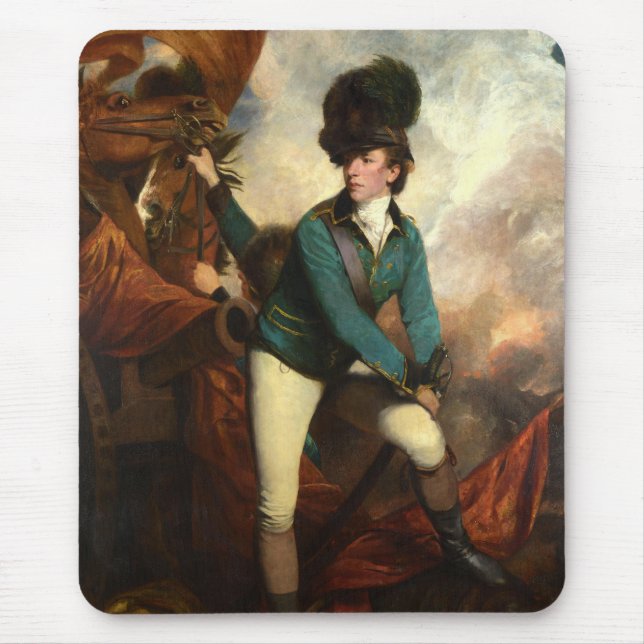 Sir Banastre Tarleton by Joshua Reynolds Mouse Pad (Front)