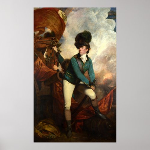Sir Banastre Tarleton by Joshua Reynolds Poster