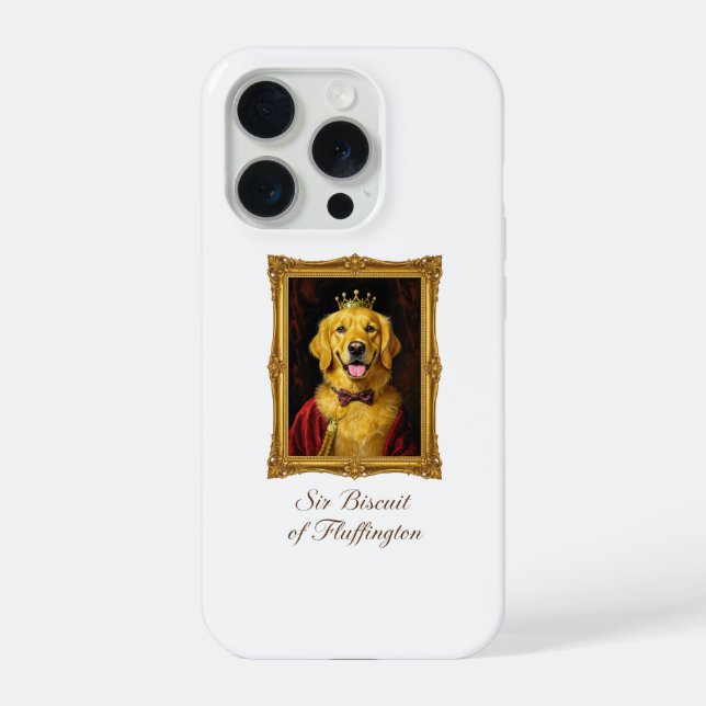 Sir Biscuit of Fluffington Iphone Case (Back)