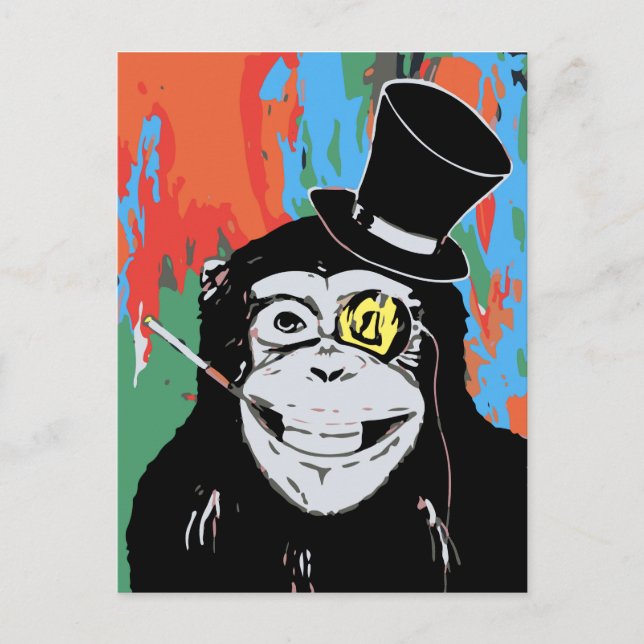 Sir Chimpy Postcard (Front)