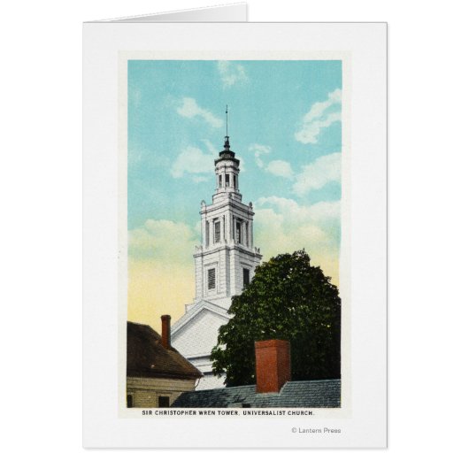 Sir Christopher Wren Tower View Cards (Front)