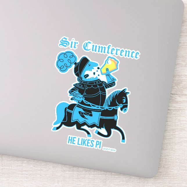 Sir Cumference… Sticker (Detail)