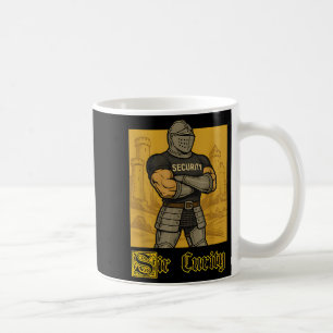 Sir Curity Funny Security Pun Knight Medieval Meme Coffee Mug