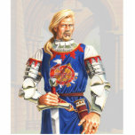 Sir Dinadan stand up Statuette<br><div class="desc">Sir Dinadan always weighed the odds of victory before a fight. He was also a great sport. At a joust with Lancelot, Dinadan ended up being dragged off into the forest after being unhorsed and was dressed up as a woman to the delight of the crowd. Does this sound like...</div>