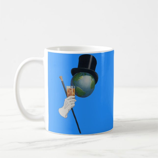 Sir Earth is having a cocktail Coffee Mug (Left)