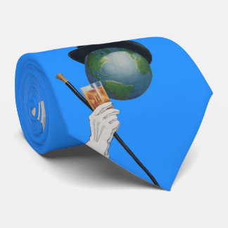 Sir Earth is having a cocktail print Neck Tie