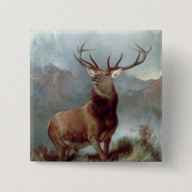 Sir Edwin Landseer | Monarch of the Glen, 1851 Button (Front)