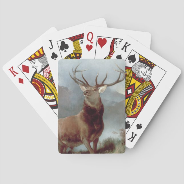 Sir Edwin Landseer | Monarch of the Glen, 1851 Poker Cards (Back)