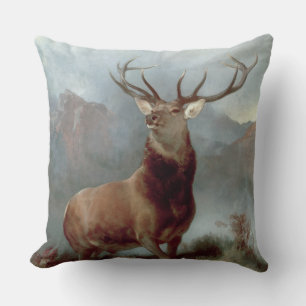 Sir Edwin Landseer   Monarch of the Glen, 1851 Throw Pillow