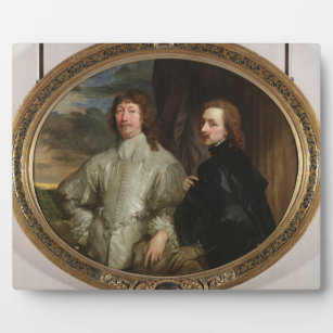 Sir Endymion Porter (1587-1649) and the Artist, c. Plaque