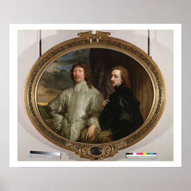 Sir Endymion Porter (1587-1649) and the Artist, c. Poster (Front)