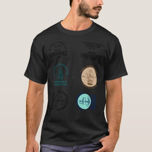 Sir Ernest Shackleton _ Endurance Sticker T_Shirt