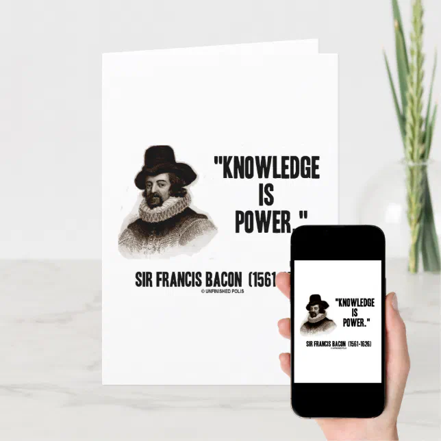 knowledge is power quote francis bacon