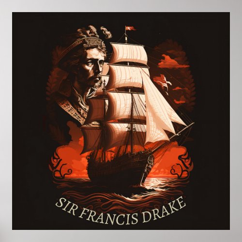 Sir Francis Drake Poster