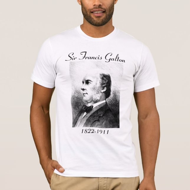 Sir Francis Galton #2 - w/ quote T-Shirt (Front)