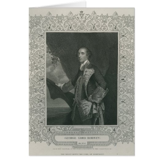 Sir George Brydges Rodney Cards (Front)