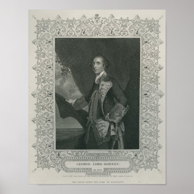 Sir George Brydges Rodney Poster (Front)